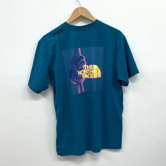 THE NORTH FACE | ザ・ノースフェイス S/S ES EIGHT KNOT TEE 半袖Ｔシャツ NT32583 ブルー サイズ：L【イオン広店】