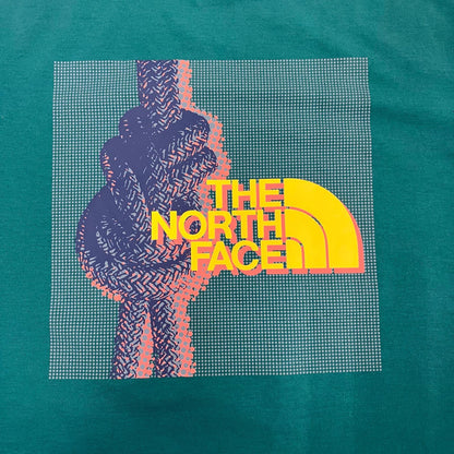 THE NORTH FACE | ザ・ノースフェイス S/S ES EIGHT KNOT TEE 半袖Ｔシャツ NT32583 ブルー サイズ：L【イオン広店】