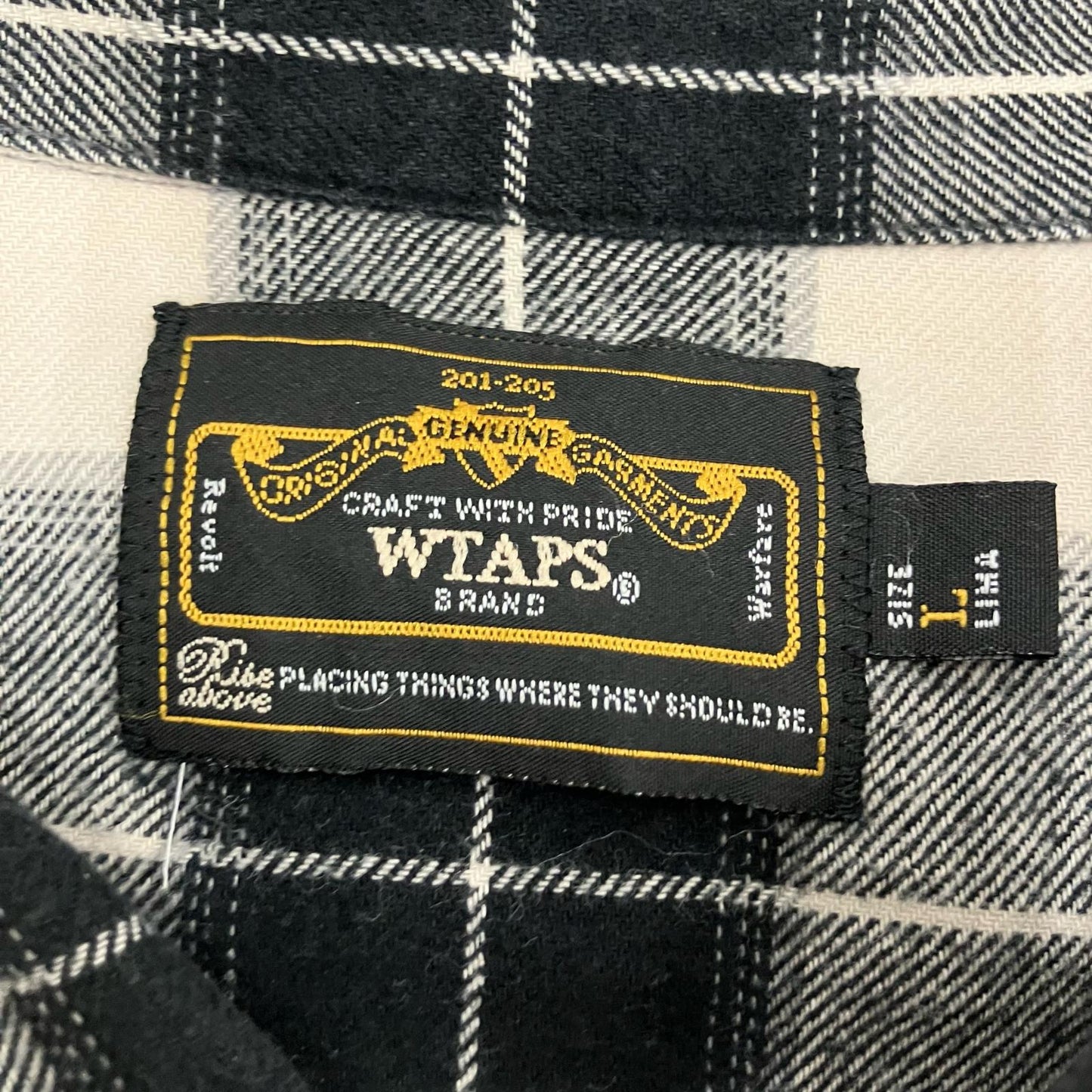 W)TAPS | ダブルタップス 長袖シャツ GWDT-SH-M02 サイズ：L【イオン広店】