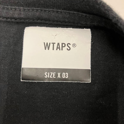 W)TAPS | ダブルタップス INGREDIENTS / TEE 半袖Ｔシャツ 221PCDT-ST02S ブラック サイズ：3【イオン広店】