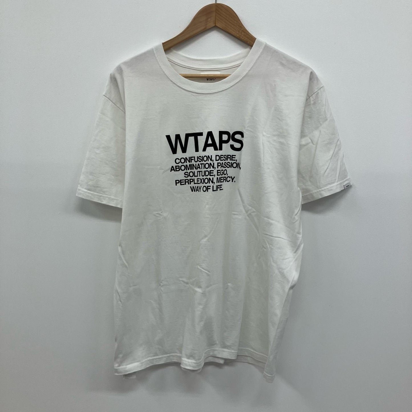 W)TAPS | ダブルタップス INGREDIENTS / TEE 半袖Ｔシャツ 221PCDT-ST02S ホワイト サイズ：3【イオン広店】