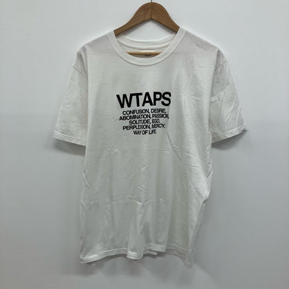 W)TAPS | ダブルタップス INGREDIENTS / TEE 半袖Ｔシャツ 221PCDT-ST02S ホワイト サイズ：3【イオン広店】
