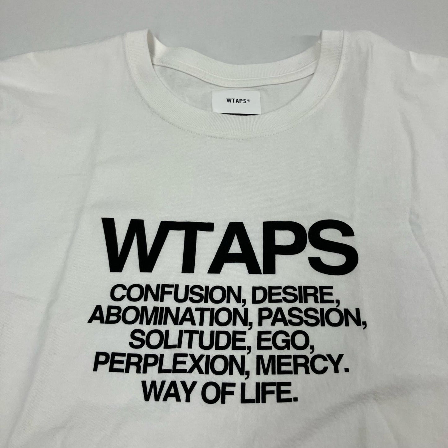 W)TAPS | ダブルタップス INGREDIENTS / TEE 半袖Ｔシャツ 221PCDT-ST02S ホワイト サイズ：3【イオン広店】