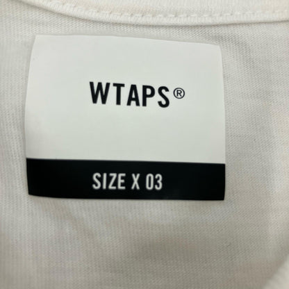 W)TAPS | ダブルタップス INGREDIENTS / TEE 半袖Ｔシャツ 221PCDT-ST02S ホワイト サイズ：3【イオン広店】