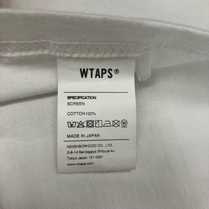W)TAPS | ダブルタップス INGREDIENTS / TEE 半袖Ｔシャツ 221PCDT-ST02S ホワイト サイズ：3【イオン広店】