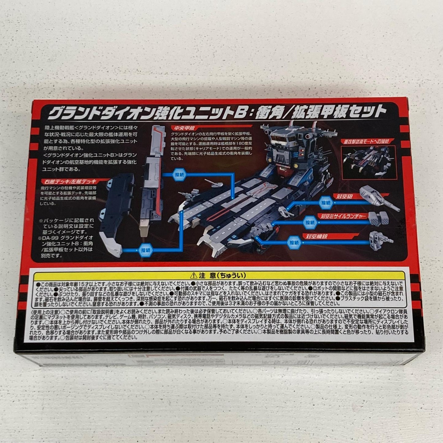 フィギュア ダイアクロン グランドダイオン強化ユニットB：衝角/拡張甲板セット【フィギュア】【イオン広店】