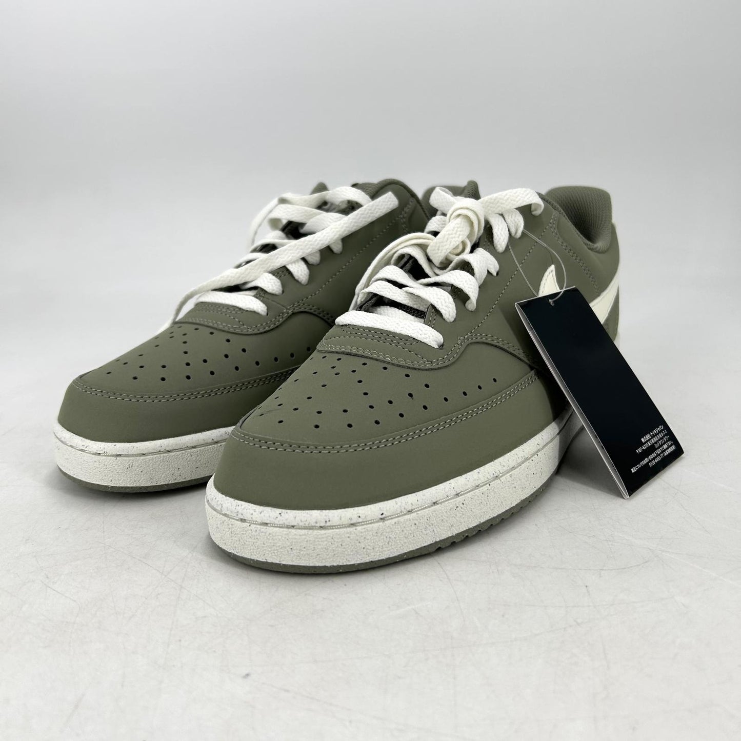 NIKE | ナイキ Court Vision Low Premium スニーカー HM9429-300 オリーブ 28cm【イオン広店】