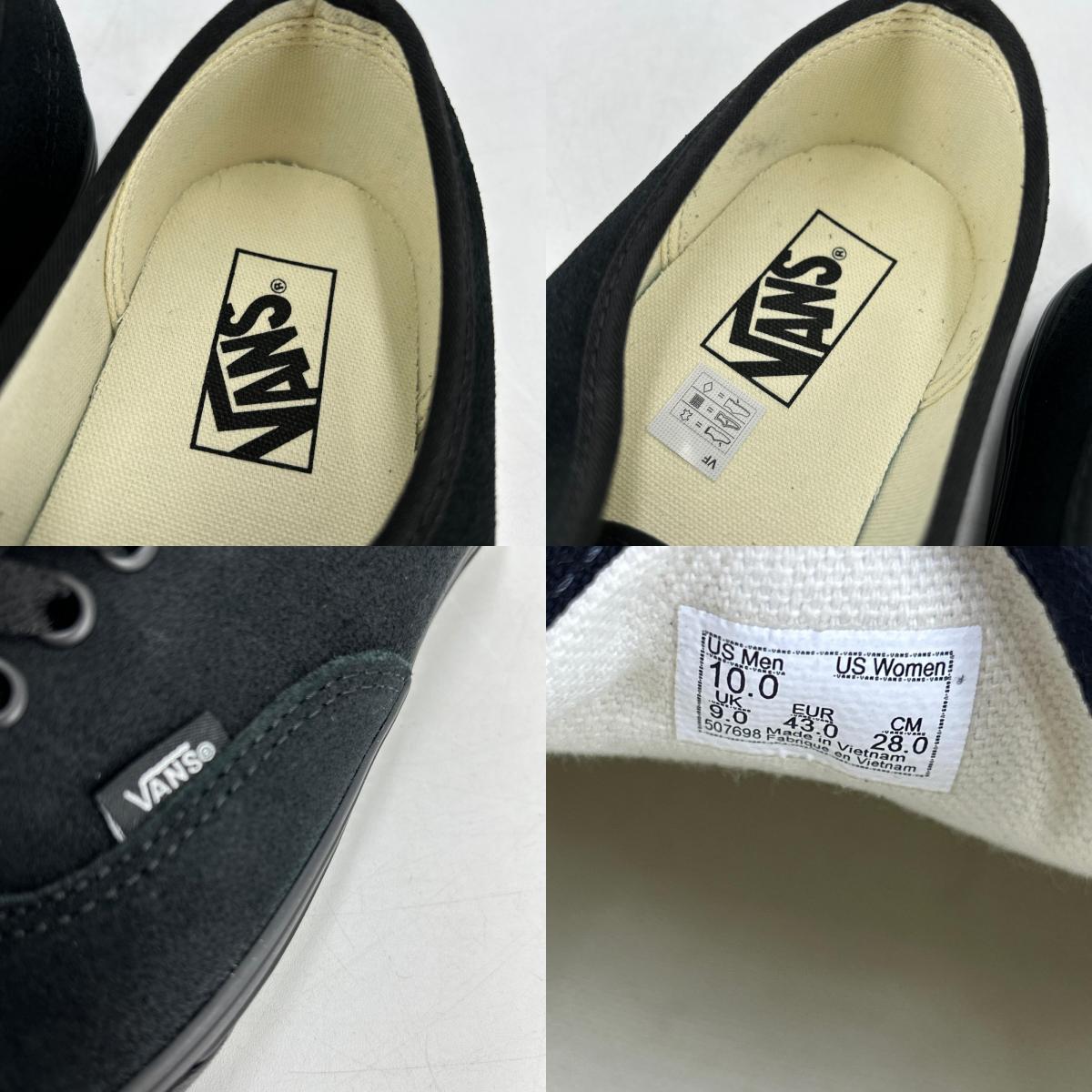 VANS | バンズ Authentic スニーカー ブラック 28cm【イオン広店】