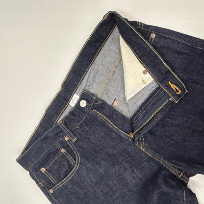 CALEE | キャリー VINTAGE REPRODUCT TAPERED DENIM PANTS デニムパンツ インディゴ サイズ：32【イオン広店】