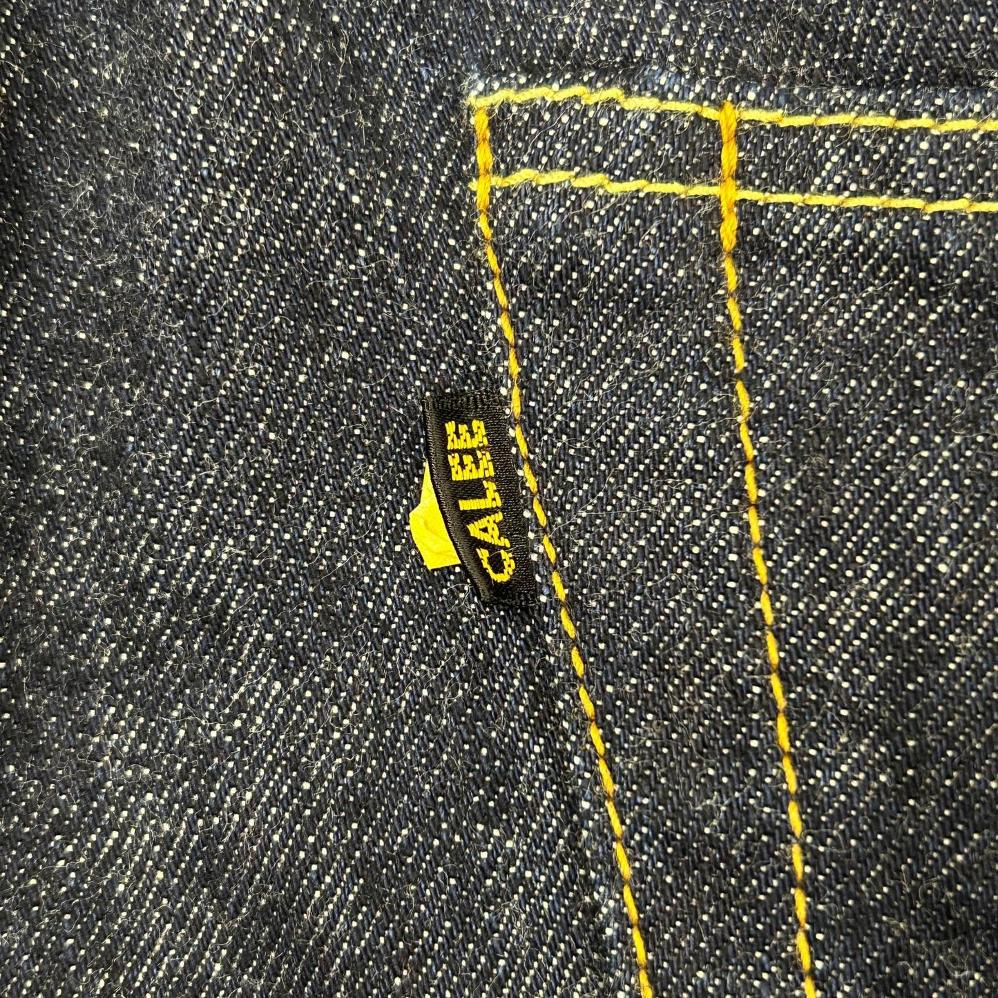 CALEE | キャリー VINTAGE REPRODUCT TAPERED DENIM PANTS デニムパンツ インディゴ サイズ：32【イオン広店】