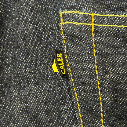 CALEE | キャリー VINTAGE REPRODUCT TAPERED DENIM PANTS デニムパンツ インディゴ サイズ：32【イオン広店】