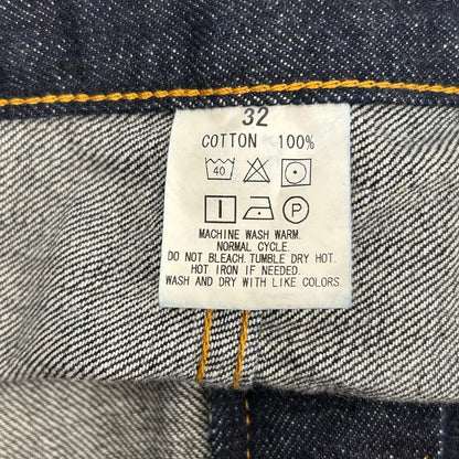CALEE | キャリー VINTAGE REPRODUCT TAPERED DENIM PANTS デニムパンツ インディゴ サイズ：32【イオン広店】