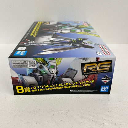 プラモデル B賞 1/144 RG ゴッドガンダム ソリッドクリア 一番くじ 機動戦士ガンダム ガンプラ 2024 ゴッドガンダム【イオン広店】