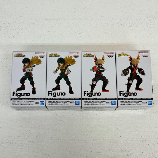 フィギュア 全4種 僕のヒーローアカデミア Figuno 緑谷出久 爆豪勝己 緑谷出久 爆豪勝己【フィギュア】【イオン広店】