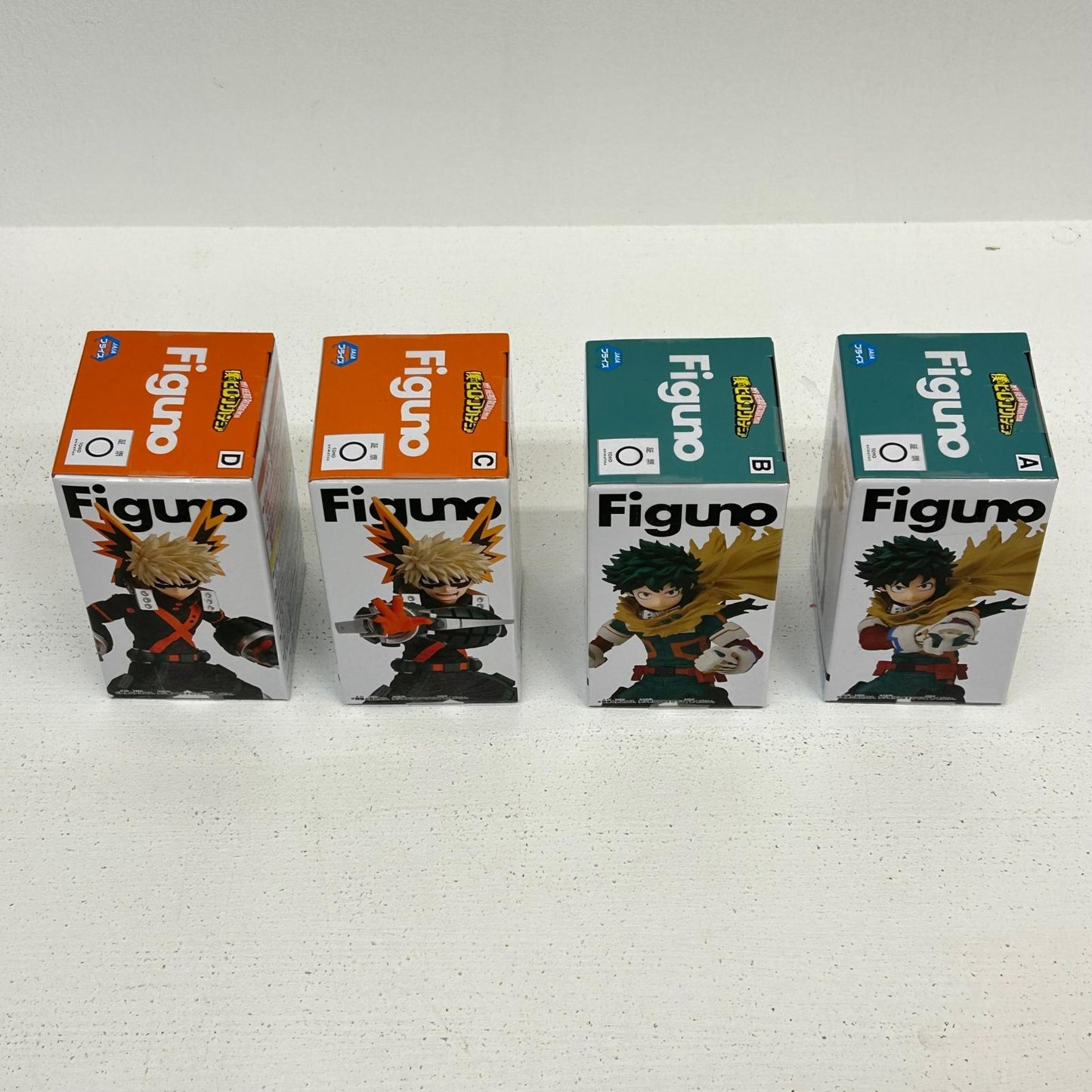 フィギュア 全4種 僕のヒーローアカデミア Figuno 緑谷出久 爆豪勝己 緑谷出久 爆豪勝己【フィギュア】【イオン広店】