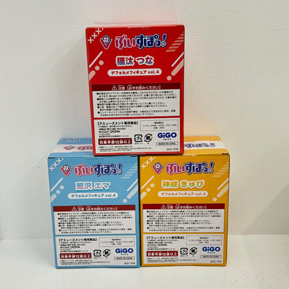 フィギュア 全3種 ぶいすぽっ! デフォルメフィギュア Vol.4 GiGO限定 神成きゅぴ 藍沢エマ 猫汰つな【フィギュア】【イオン広店】