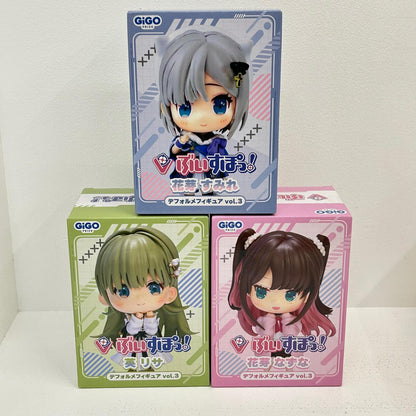 フィギュア 全3種 ぶいすぽっ! デフォルメフィギュア Vol.3 GiGO限定 花芽すみれ 花芽なずな 英リサ【フィギュア】【イオン広店】