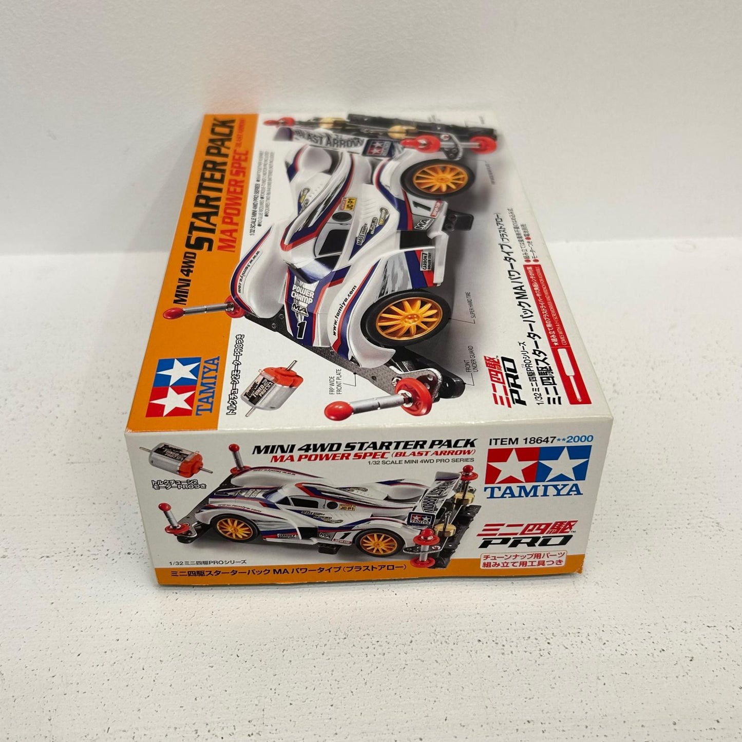 プラモデル 1/32 ミニ四駆スターターパック MAパワータイプ ブラストアロー ミニ四駆PROシリーズ No.47 ブラストアロー【イオン広店】