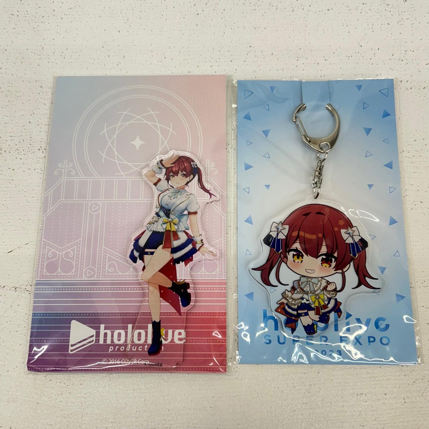 その他ホビー 2種 宝鐘マリン ブライト衣装 アクリルスタンド ミニキャラアクリルキーホルダー ホロライブ 宝鐘マリン ブライト衣装【イオン広店】