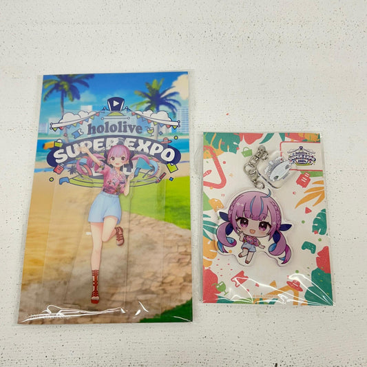 その他ホビー 2種 湊あくあ EXPO2024 アクリルスタンド アクリルスタンドキーホルダー ホロライブ 湊あくあ【イオン広店】