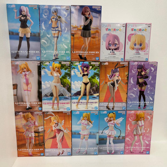 フィギュア 15体 2.5次元の誘惑 GLITTER＆GLAMOURS すわりめいと フィギュア にごりり 天乃リリサ　リリエル 　橘美花莉　ミリエラ【フィギュア】【イオン広店】