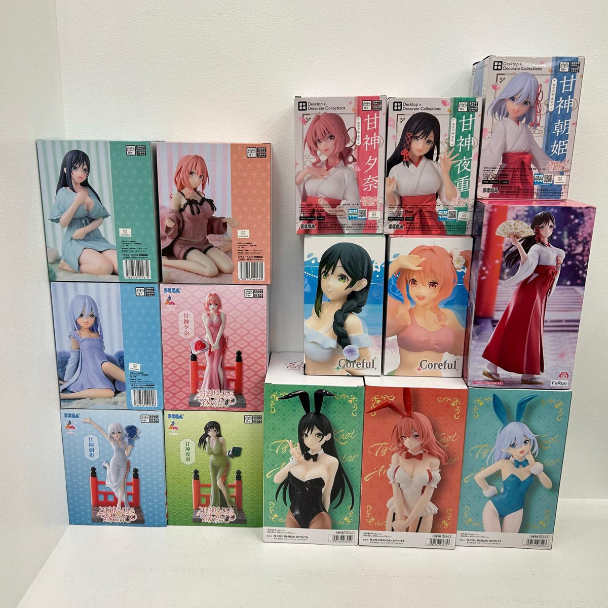 フィギュア 15体 甘神さんちの縁結び Luminasta Yumemirize バニーver.他 甘神夕奈 甘神朝姫 甘神夜重 甘神夕奈 甘神朝姫 甘神夜重【フィギュア】【イオン広店】