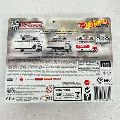 おもちゃ・玩具 1/64 AERO LIFT ＆ NISSAN SKYLINE GT-R BNR34 Hot Wheels TEAM TRANSPORT AERO LIFT ＆ NISSAN SKYLINE GT-R BNR34【イオン広店】