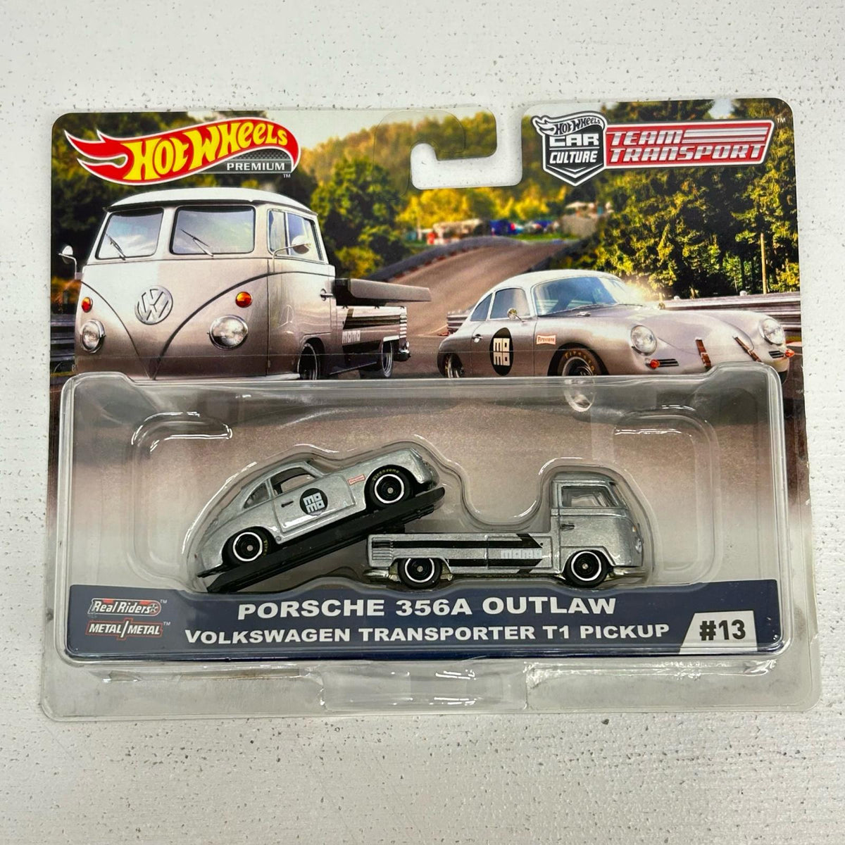おもちゃ・玩具 1/64 VOLKSWAGEN TRANSPORTER T1 PICUP ＆ PORSCHE 356A OUTLAW Hot Wheels TEAM TRANSPORT VOLKSWAGEN TRANSPORTER T1 PICUP ＆ PORSCHE 356A OUTLAW【イオン広店】