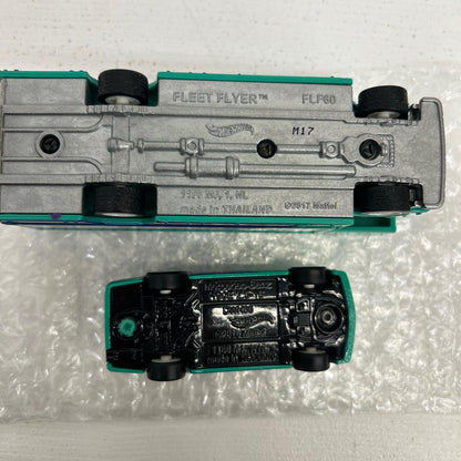 おもちゃ・玩具 1/64 MERCEDES-BENZ 190E FLEET FLYER Hot Wheels TEAM TRANSPORT MERCEDES-BENZ 190E FLEET FLYER【イオン広店】