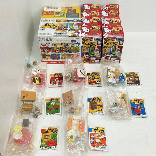 フィギュア 全8種 チャーリー・ブラウンのスクールデイズ PEANUTS SNOOPY リーメント スヌーピー【フィギュア】【イオン広店】