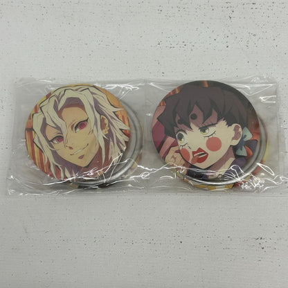 その他ホビー 4個 遊郭編 全巻連動購入特典 和風缶バッジ アニメイト 鬼滅の刃 宇髄天元　竈門炭治郎　我妻善逸　嘴平伊之助【イオン広店】