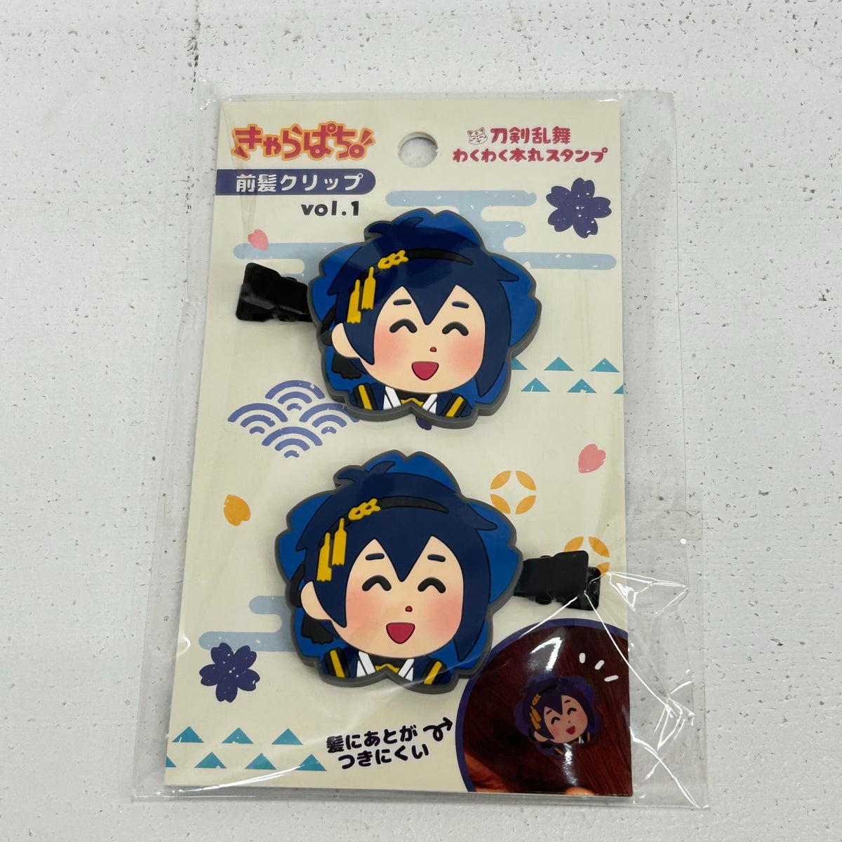 その他ホビー 三日月宗近 前髪クリップ 刀剣乱舞 わくわく本丸スタンプ 三日月宗近【イオン広店】
