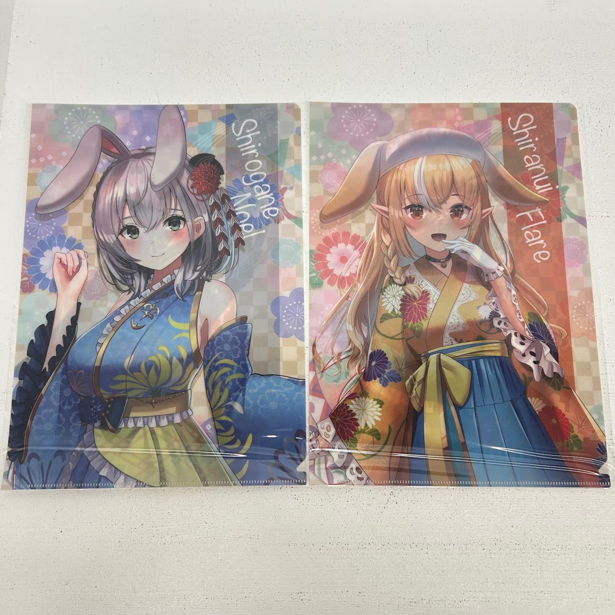 その他ホビー 5枚 ホロライブ 郵便局 クリアファイル 2023 マリン ぺこら ノエル フレア 餅つき 宝鐘マリン 兎田ぺこら 不知火フレア 白銀ノエル　集合【イオン広店】