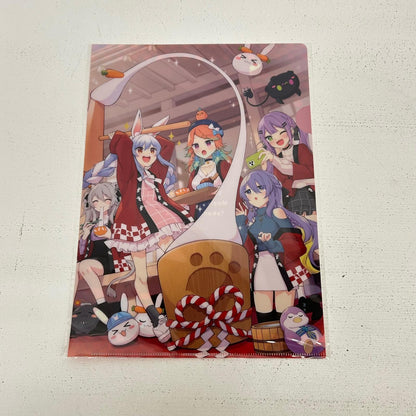 その他ホビー 5枚 ホロライブ 郵便局 クリアファイル 2023 マリン ぺこら ノエル フレア 餅つき 宝鐘マリン 兎田ぺこら 不知火フレア 白銀ノエル　集合【イオン広店】
