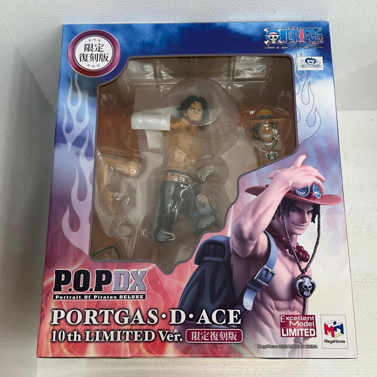 フィギュア ポートガス・D・エース 10th LIMITED Ver. [限定復刻版] P.O.P Portrait.Of.Pirates ワンピース NEO-DX ポートガス・D・エース 【フィギュア】【イオン広店】
