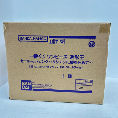 フィギュア B賞 セニョール・ピンク ハードボイルドカラーver. 一番くじ ワンピース 造形王 セニョール・ピンク ルシアンに愛を込めて セニョール・ピンク【フィギュア】【イオン広店】