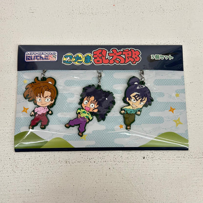 その他ホビー 3種9個 忍たま乱太郎 にいてんごしすたぁず ラバーストラップ3個セット 猪名寺乱太郎　摂津のきり丸　福富しんべヱ　潮江文次郎　立花仙蔵　中在家長次　善法寺伊作　食満留三郎　七松小平太【イオン広店】