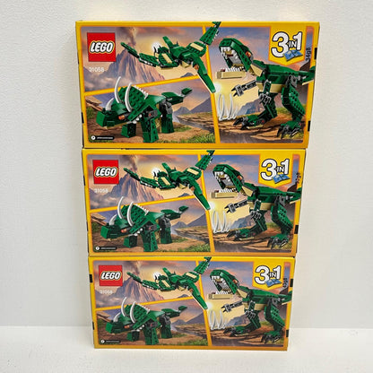 3個セット LEGO ダイナソー レゴ クリエイター 3IN1 31058 【イオン広店】