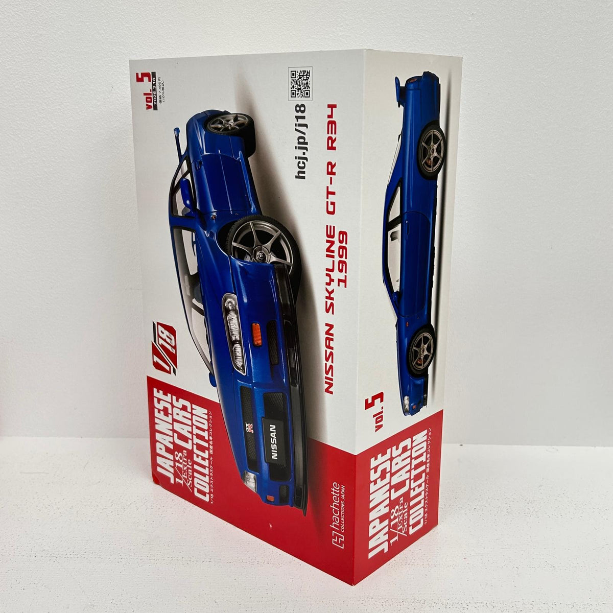 おもちゃ・玩具 1/18 日産 スカイライン GT-R R34 エクストラスケール 国産名車コレクション 5 日産 スカイライン GT-R R34【イオン広店】