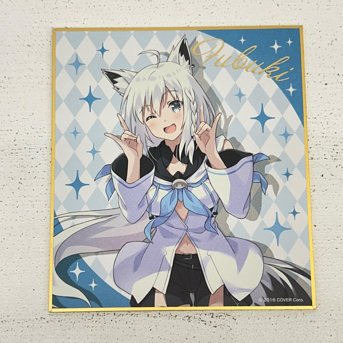 【中古】 白上フブキ フェスティバルver. ミニ色紙 ホロライブ【イオン広店】