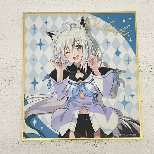 【中古】 白上フブキ フェスティバルver. ミニ色紙 ホロライブ【イオン広店】