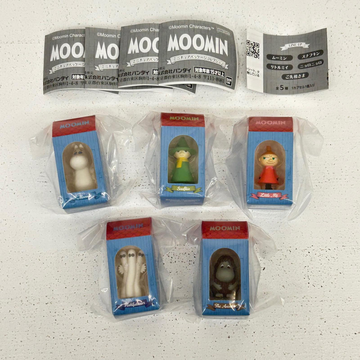 全5種 MOOMIN ミニチュアパッケージコレクション ムーミン【イオン広店】