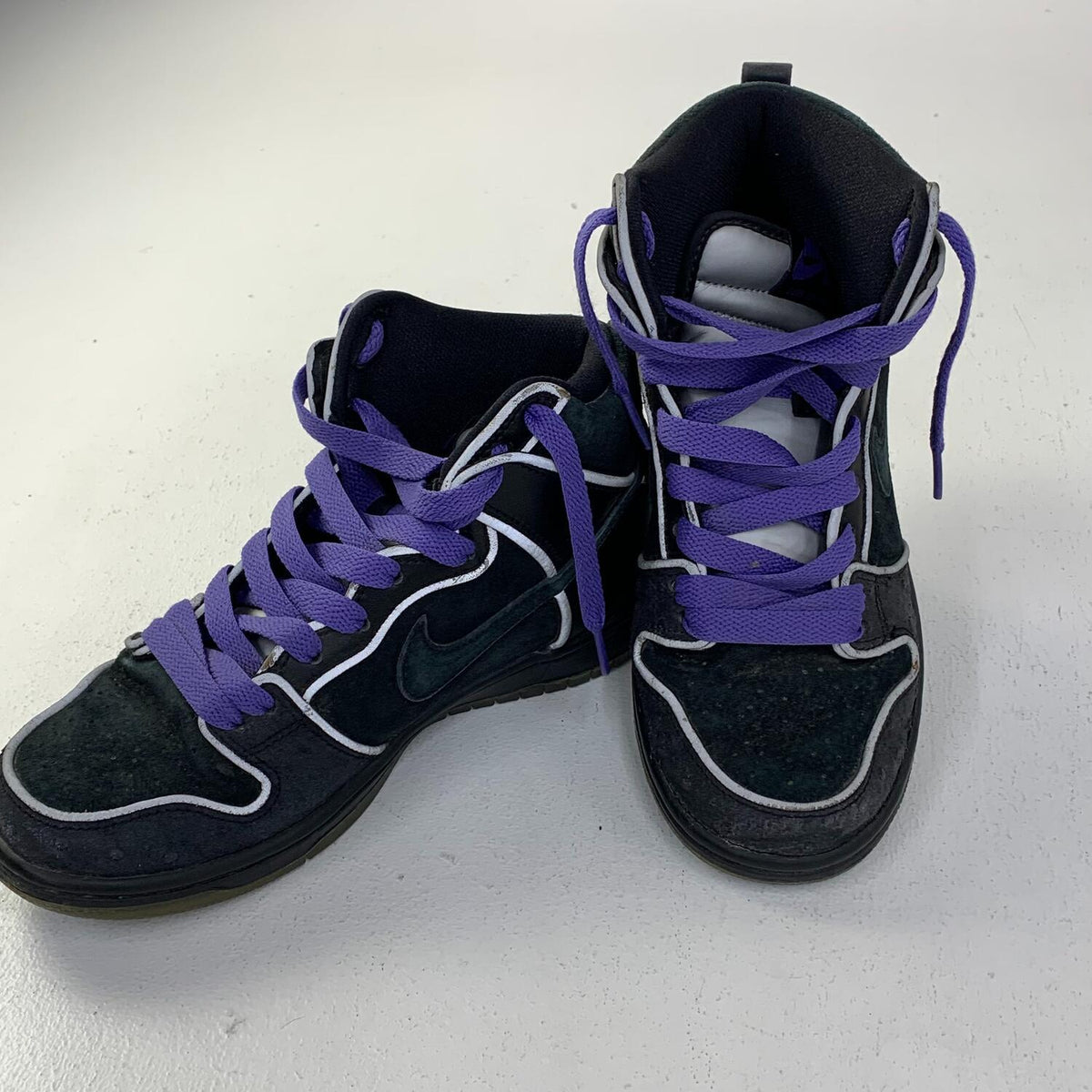 その他靴 【★加古川物流】中古 833456-002　Nike SB Dunk High "Black Purple Box"ナイキ SB ダンク ハイ "ブラック パープル ボックス"　23.0㎝　2016年製　付属なし°°【128】【128】【加古川物流】