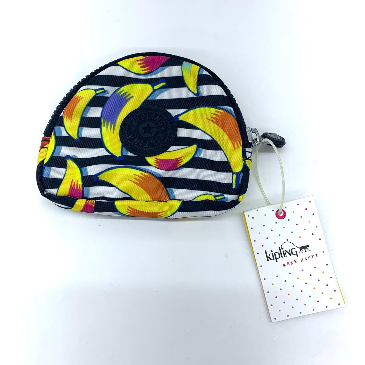 その他ファッション雑貨 【★加古川物流】中古 Kipling　キプリング　ポーチ　バナナ柄　タグ付き.,【124】【加古川物流】