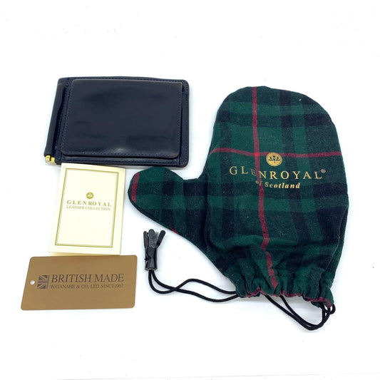 その他ファッション雑貨 【★加古川物流】中古 グレンロイヤル　GLEN ROYAL GLRST007 参考定価28600円　03-6164　小銭入れ付きマネークリップ使用感大　MONEY CLIP WITH COIN POCKET.,【124】【加古川物流】