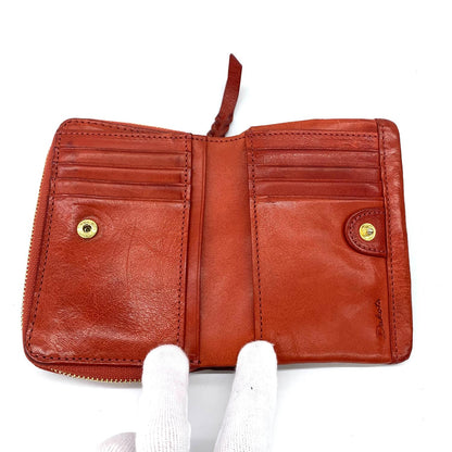 その他ファッション雑貨 【★加古川物流】中古 dakota ダコタ　アンダンテ　折財布　レッド　.,【124】【加古川物流】