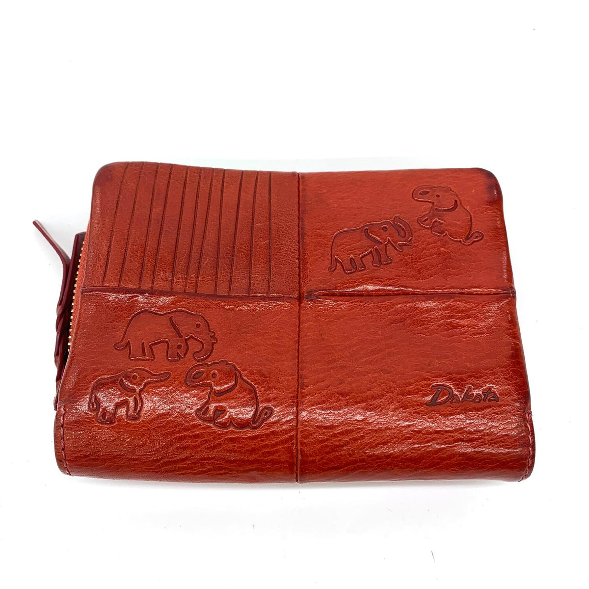 その他ファッション雑貨 【★加古川物流】中古 dakota ダコタ　アンダンテ　折財布　レッド　.,【124】【加古川物流】