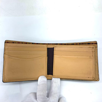 その他ファッション雑貨 【★加古川物流】中古 ポールスミス paul smith 折財布　ネイビー　使用感大.,【124】【加古川物流】