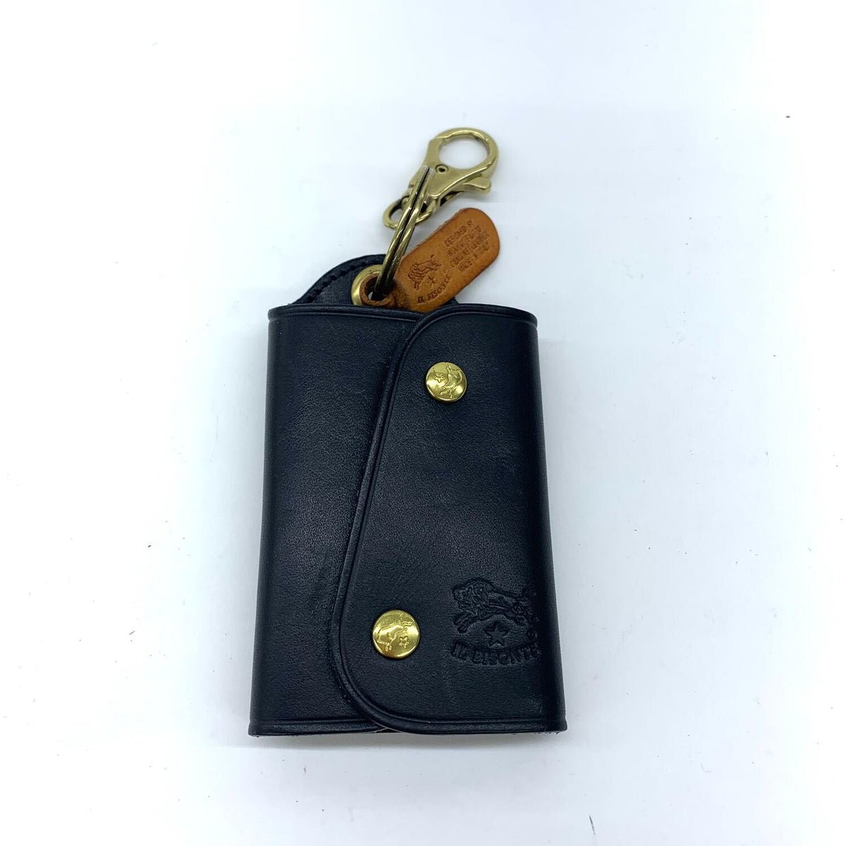 その他ファッション雑貨 【★加古川物流】中古 イルビゾンテ　ILBISONTE　参考定価11000円　インテリジェント　キーケース　レザー キーリング付き キーケース　5432404150　美品です.,【124】【加古川物流】