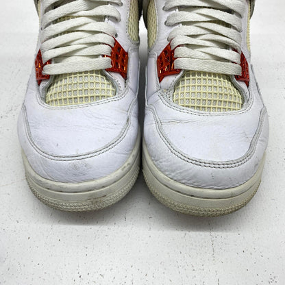 NIKE　ナイキ　CT8527-118 27.0CM エアジョーダン4 レトロ ホワイト/チームオレンジ **